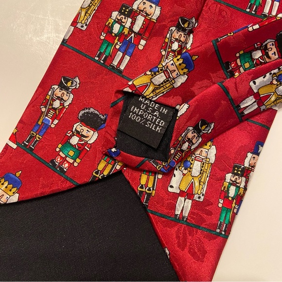 Christmas Nutcracker Tie 100% Silk - Picture 3 of 3